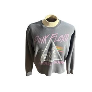 Grayson Thread Pink Floyd Sweatshirt Dark Side Of The Moon Women's Cropped Sz M